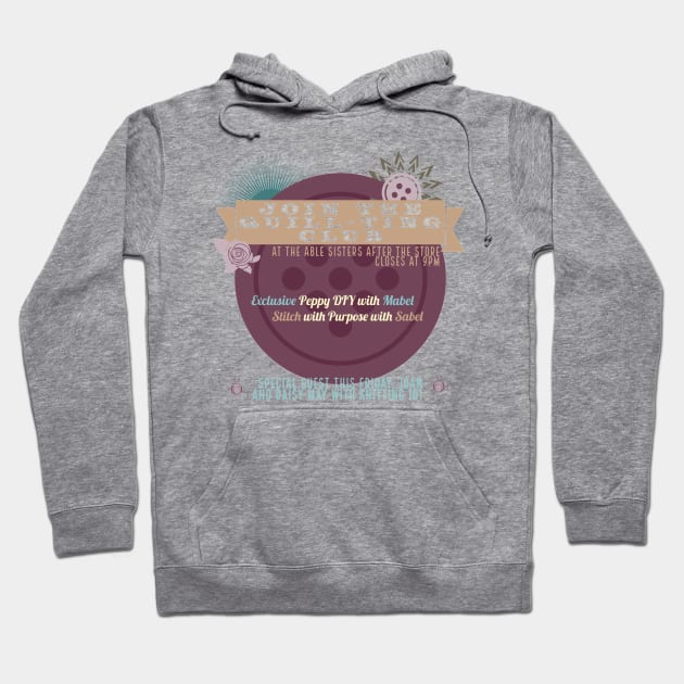 The Quill-Ting Club Hoodie by MegBliss